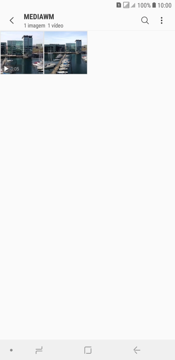 Prima durante um momento uma imagem ou um clipe de vídeo.