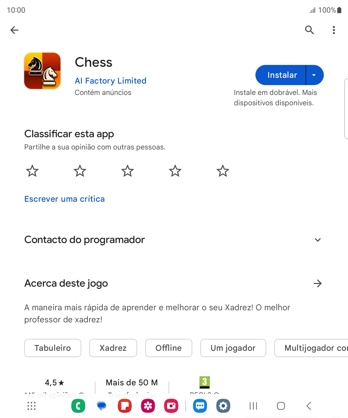 Prima a tecla de início para terminar e voltar ao ecrã inicial.
