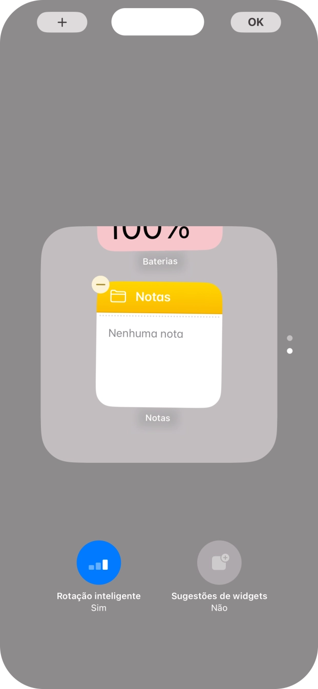 Prima Rotação inteligente para ativar ou desativar a função.