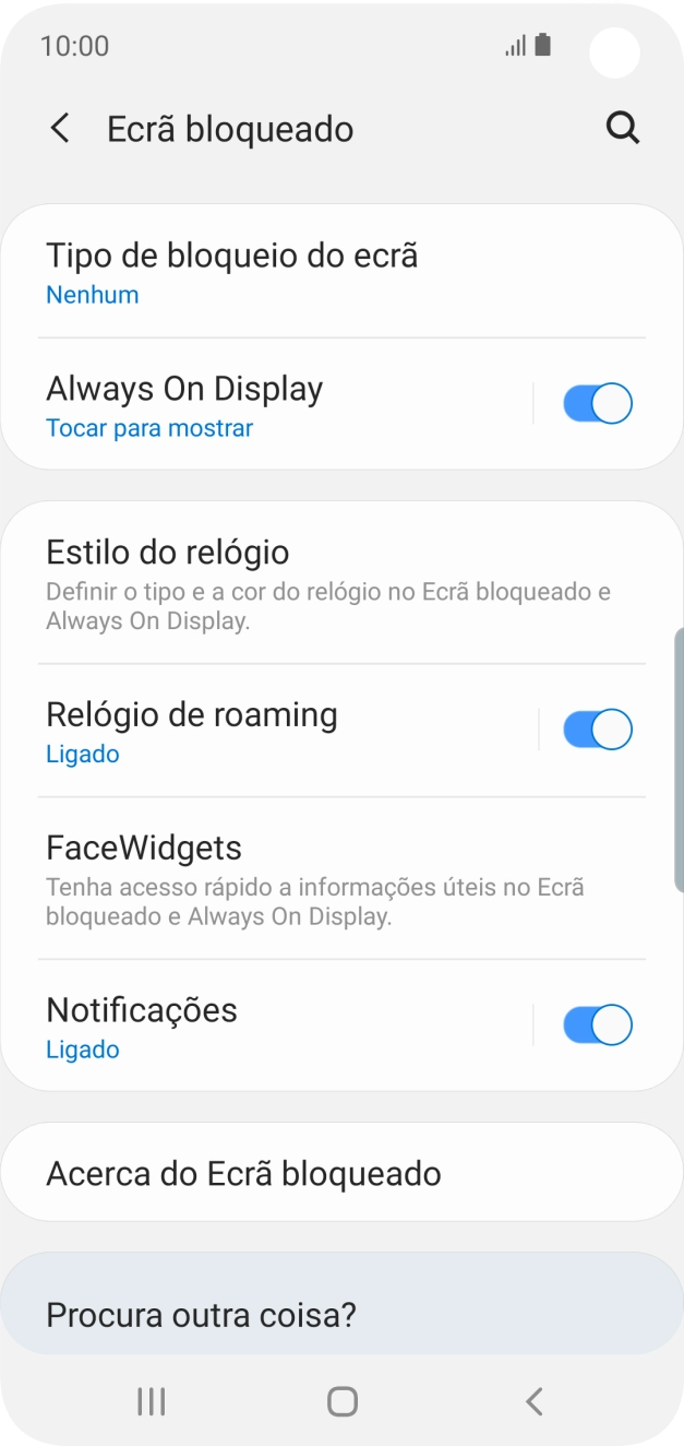 Prima a tecla de início para terminar e voltar ao ecrã inicial.