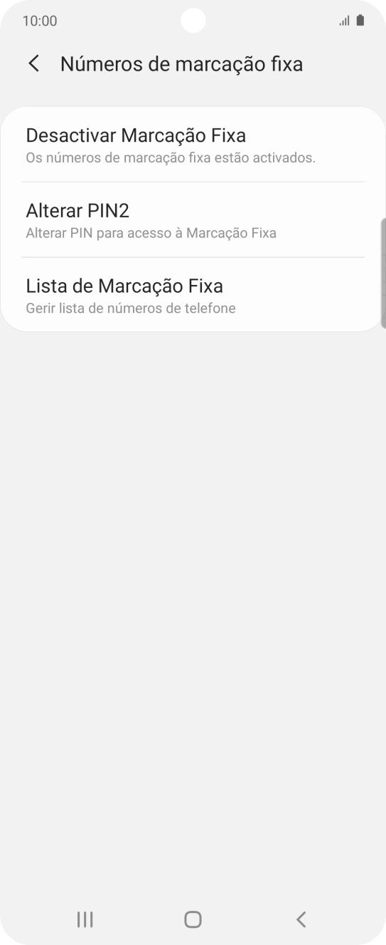 Prima Desactivar Marcação Fixa.