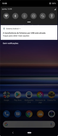 Prima Toque para obter mais opções.