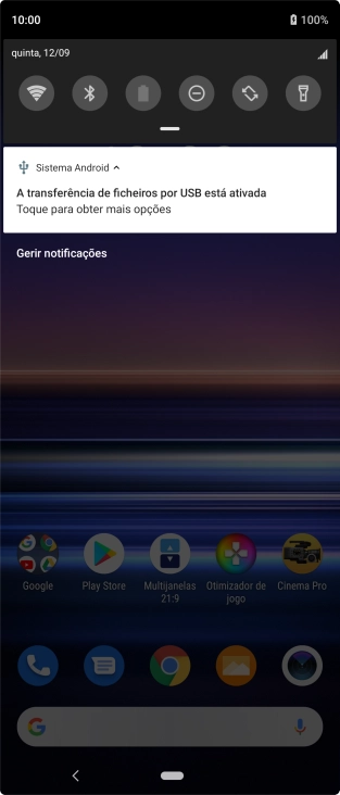 Prima Toque para obter mais opções.
