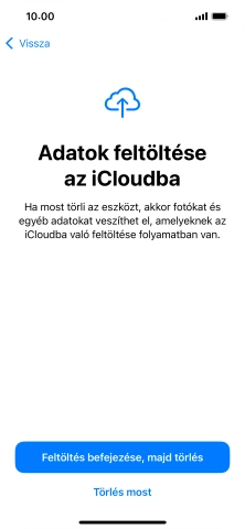 Válaszd a Törlés most lehetőséget.