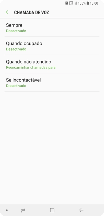 Prima a tecla de início para terminar e voltar ao ecrã inicial.