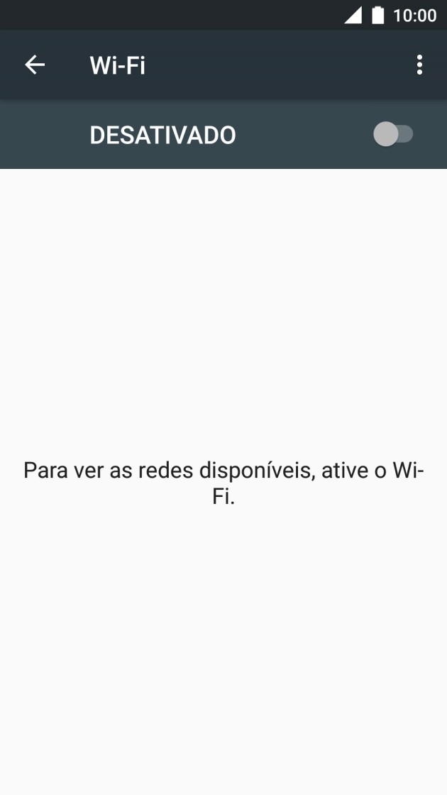 Prima o indicador para ativar a função.