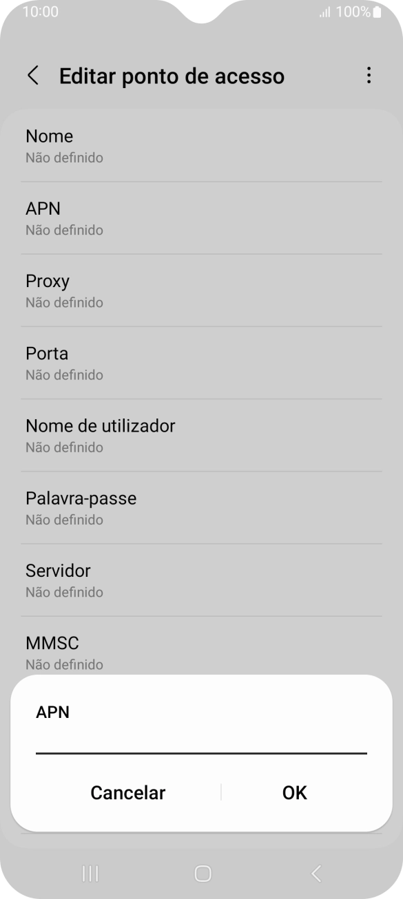 Introduza net2.vodafone.pt e prima OK.