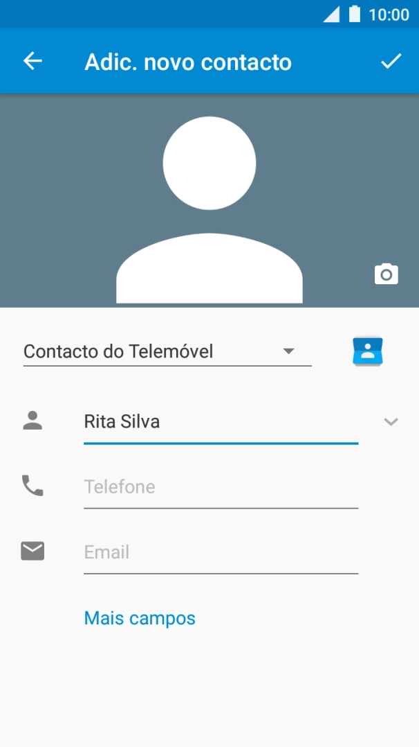 Prima Telefone e introduza o número de telefone pretendido.
