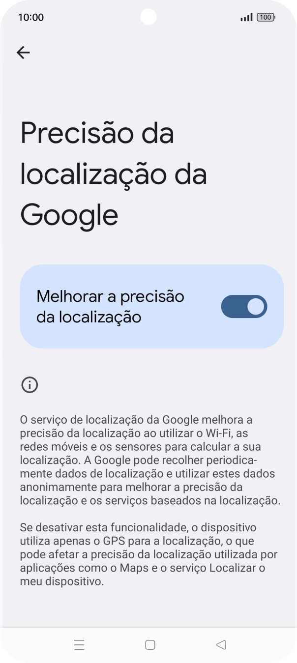 Se premir o indicador junto a 