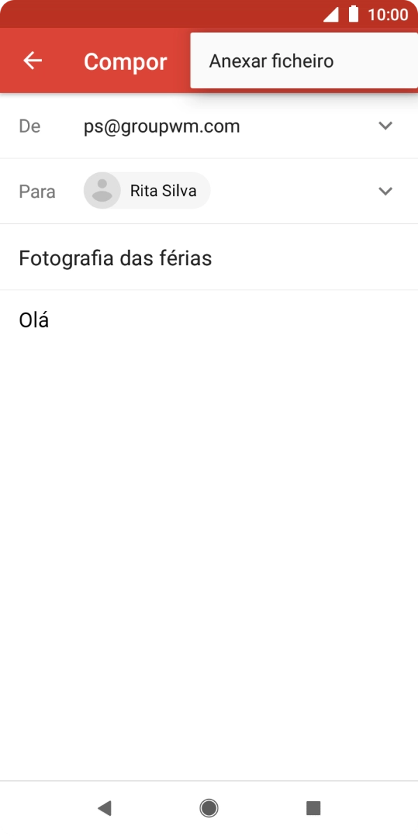 Prima Anexar ficheiro.