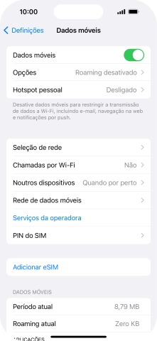Prima PIN do SIM.