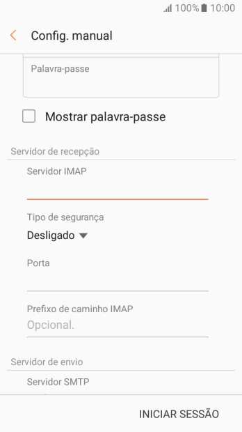 Prima a lista suspensa sob 