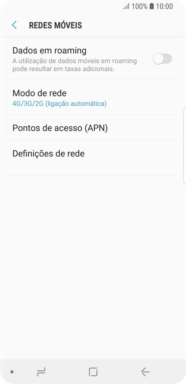 Prima Pontos de acesso (APN).