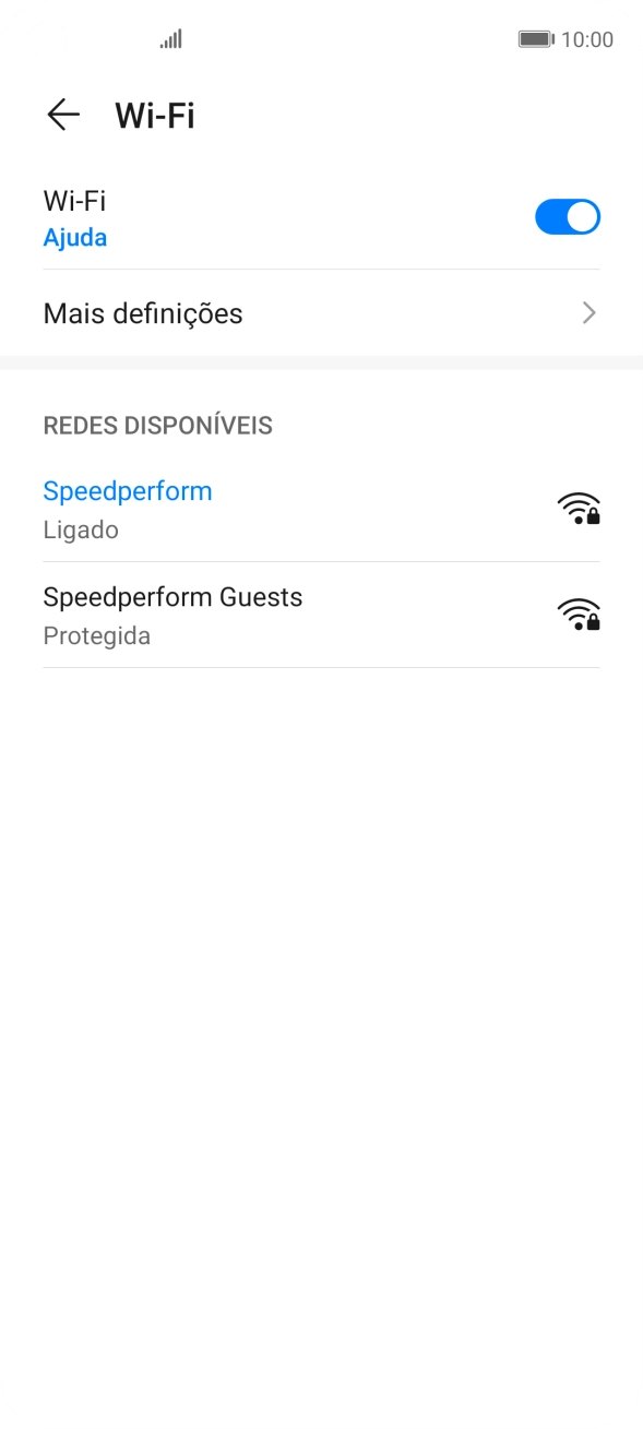 Para voltar ao ecrã inicial, deslize o dedo de baixo para cima a partir da base do ecrã.