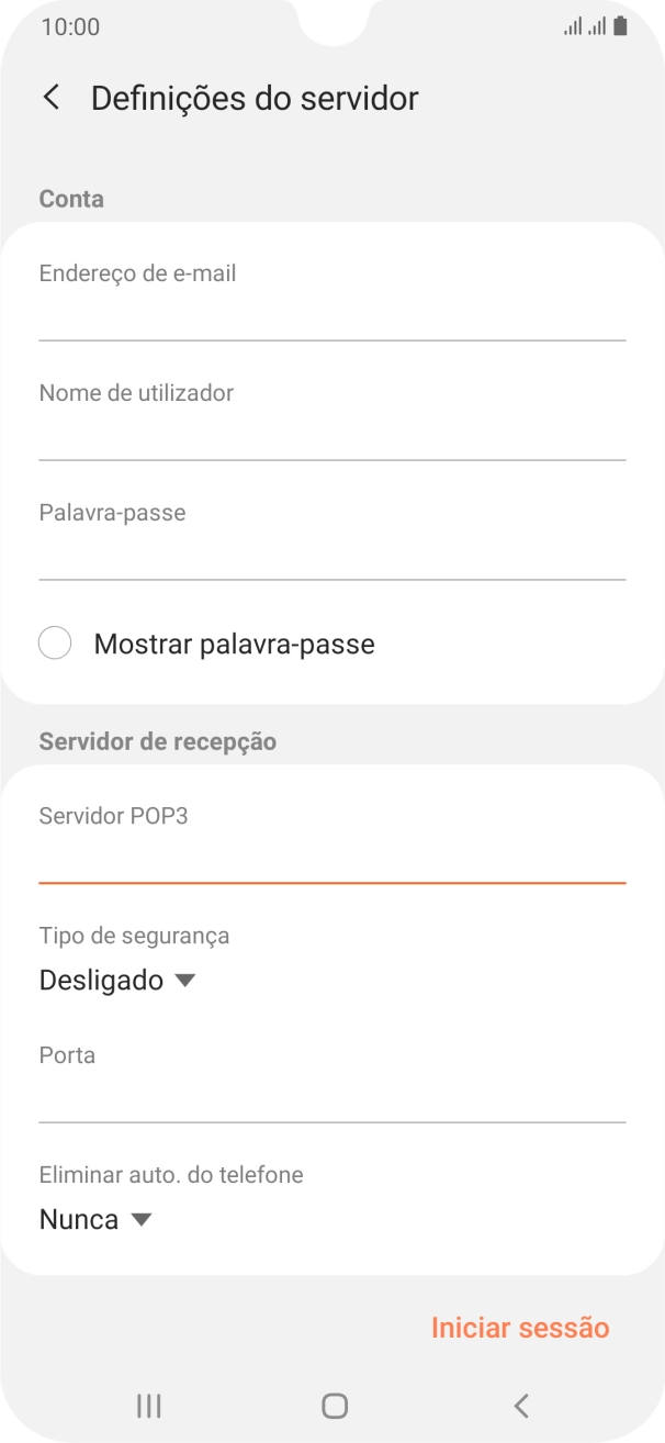 Prima a lista suspensa sob 