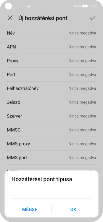 Írd be azt, hogy default, és válaszd az OK lehetőséget.