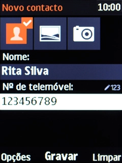 Prima a tecla de navegação.