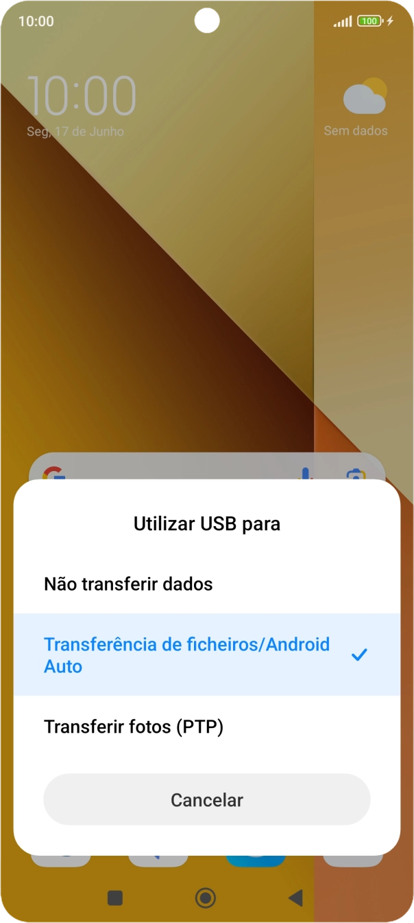 Prima Transferência de ficheiros/Android Auto.