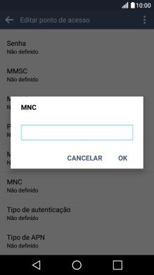 Introduza 01 e prima OK.