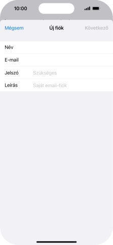 Kattints a Jelszó mezőre, és írd be az e-mail-fiókodhoz tartozó jelszót.