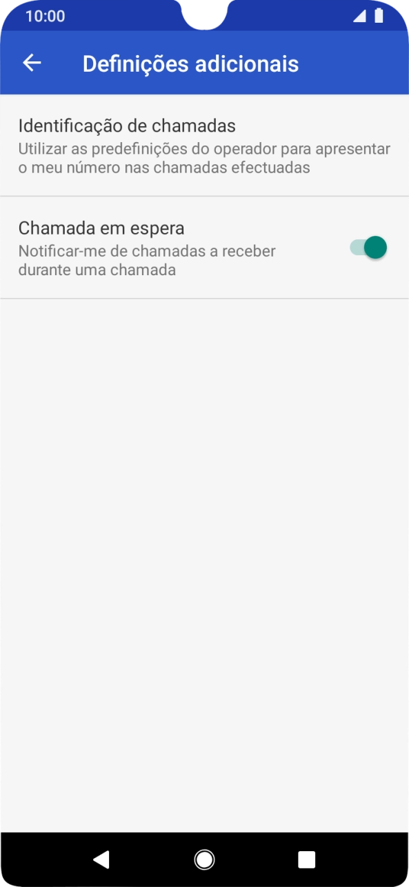 Prima Identificação de chamadas.