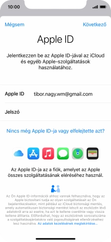 Válaszd a Következő lehetőséget.