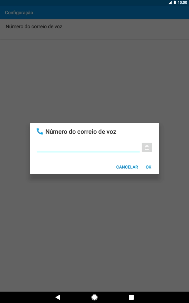 Introduza 123 e prima OK.