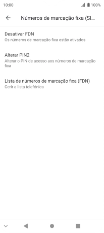 Prima Desactivar FDN.
