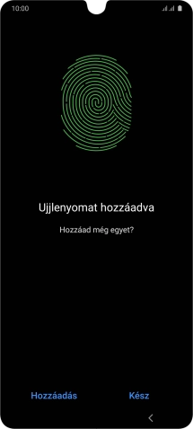Válaszd a Kész lehetőséget.