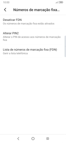 Prima Desactivar FDN.