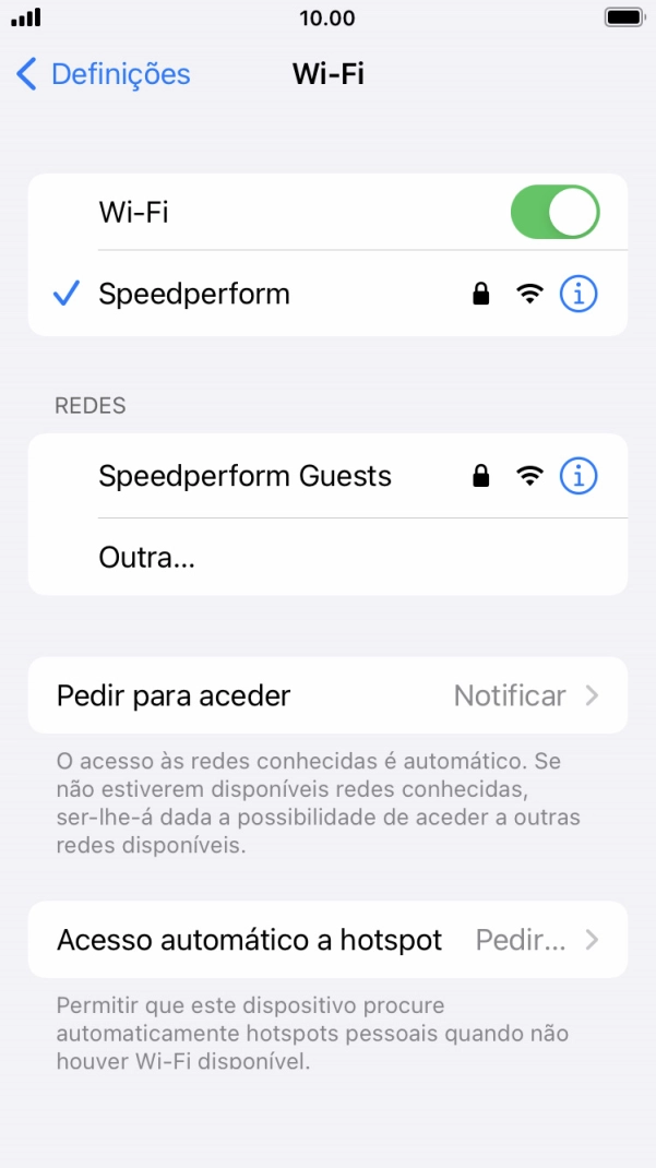 Prima a tecla de início para terminar e voltar ao ecrã inicial.
