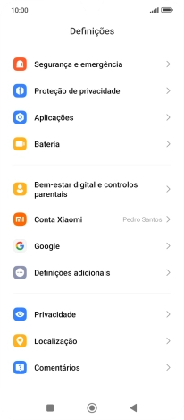 Prima Definições adicionais.