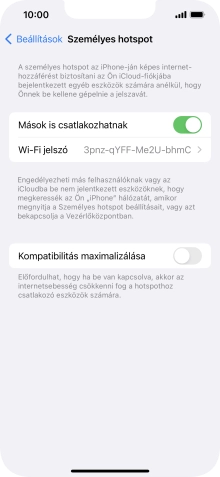 Húzd az ujjad felfelé a kijelző aljáról, hogy visszatérj a kezdőképernyőhöz.