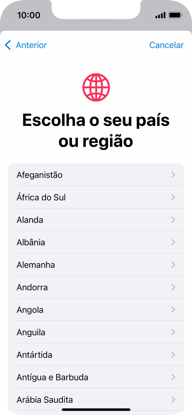 Prima o país pretendido.