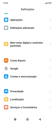 Prima Contas e sincronização.