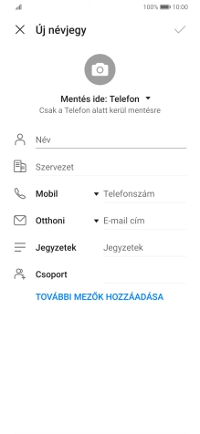 Nyisd le a névjegyzéknél legördülő menüt.