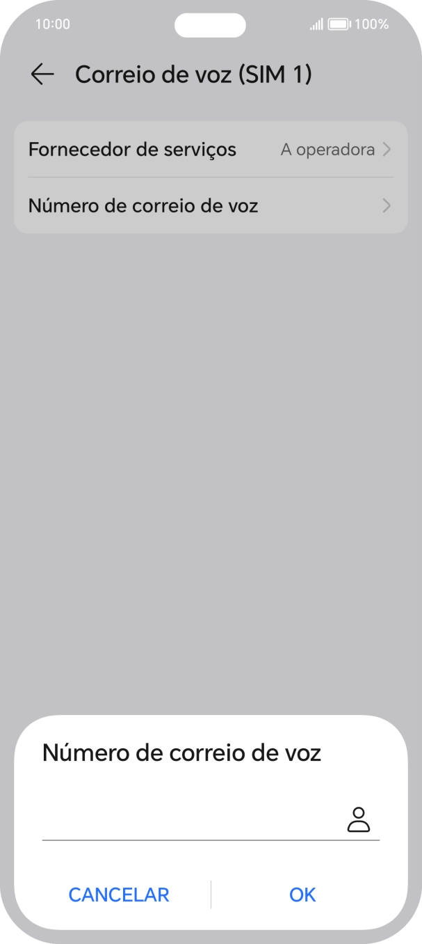 Introduza 123 e prima OK.