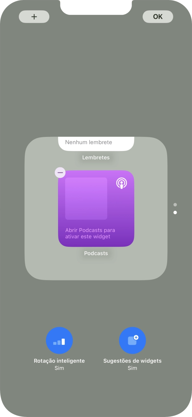 Prima Rotação inteligente para ativar ou desativar a função.