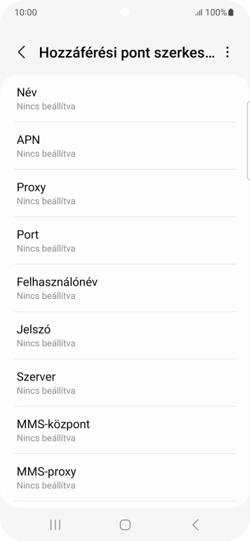 Válaszd a Név lehetőséget.