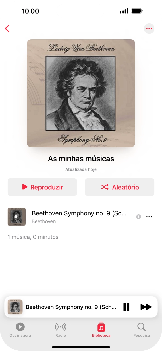 Prima o título da música.