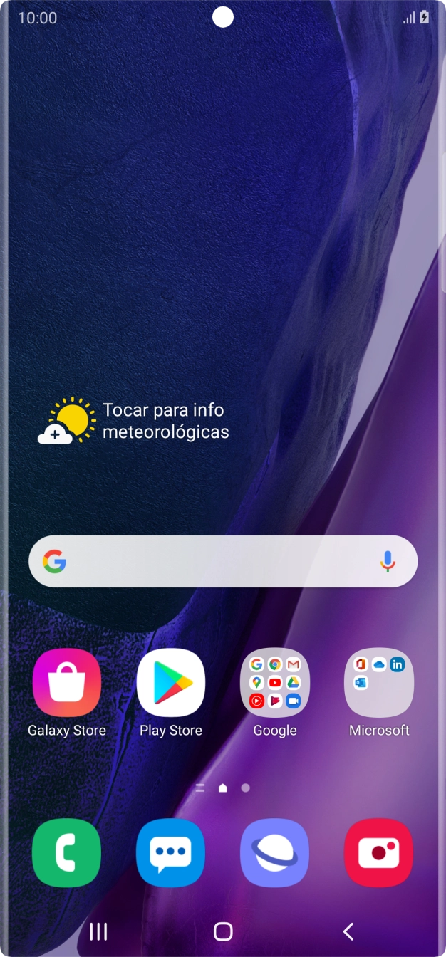 Quando o ícone de bateria em carregamento for mostrado no ecrã, a bateria está em carregamento.