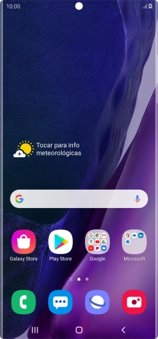 Quando o ícone de bateria em carregamento for mostrado no ecrã, a bateria está em carregamento.