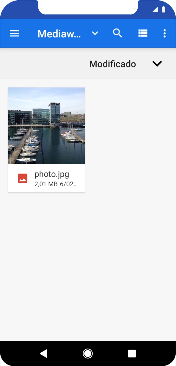 Prima a imagem pretendida.