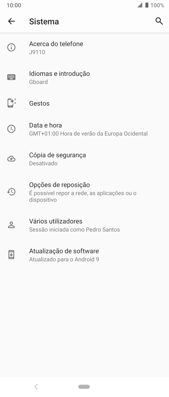 Prima Opções de reposição.