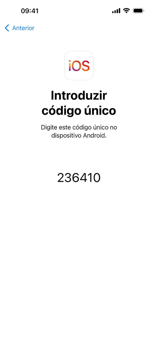 Siga as indicações no ecrã e na app 