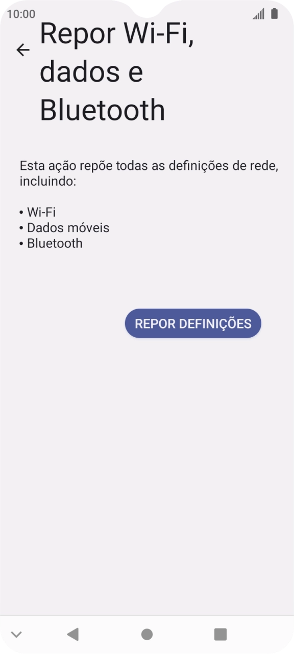 Prima REPOR DEFINIÇÕES.