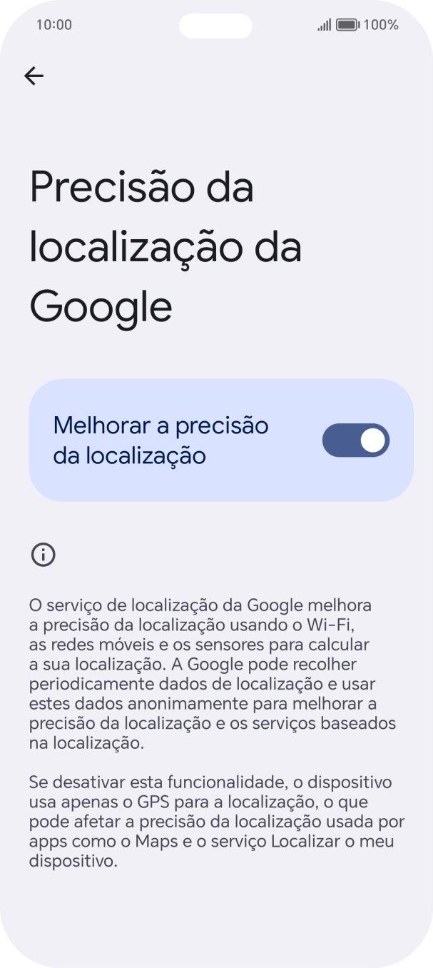 Se premir o indicador junto a 