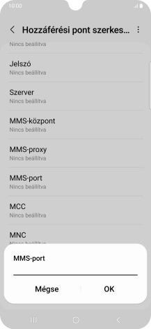 Írd be azt, hogy 8080, és válaszd az OK lehetőséget.