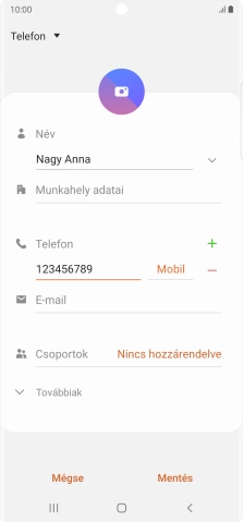 Válaszd a Mentés lehetőséget.