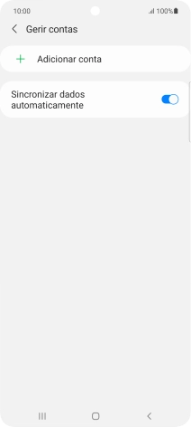 Prima Adicionar conta.